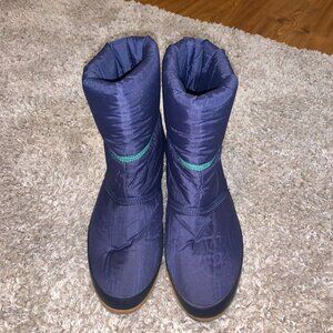 Sporto Navy Blue Women’s Winter Booties Size 8